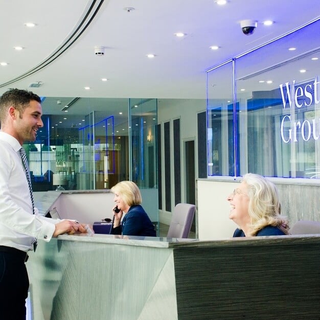Reception - The Stansted Centre, Weston Business Centres Ltd in Stansted