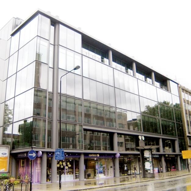 The building at Tottenham Court Road, Regus in Tottenham Court Road