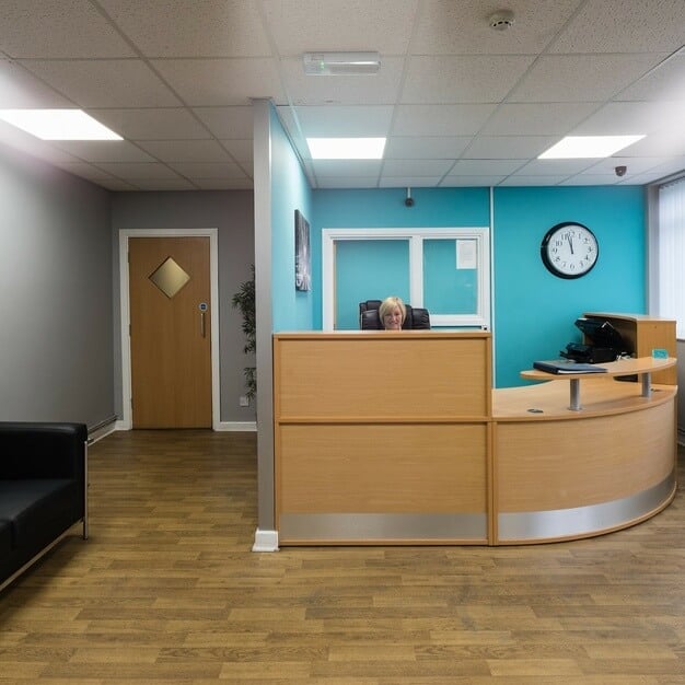 Reception area at Planetary Business Park, Biz - Space in Wolverhampton