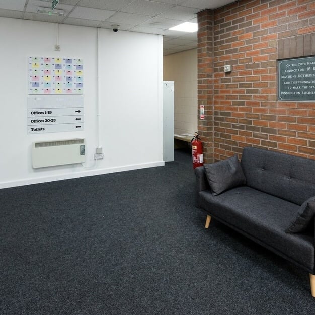 The hallway in Dinnington Business Centre, Biz - Space, Sheffield