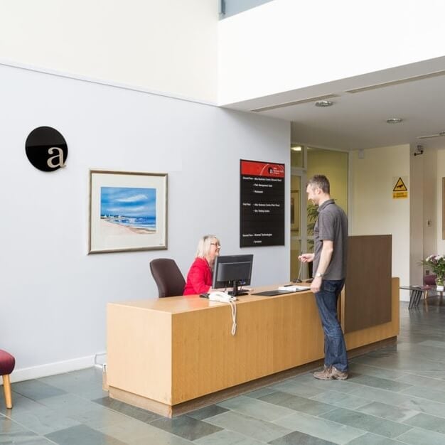 Reception - Alba Centre, Omnia Offices in Livingston
