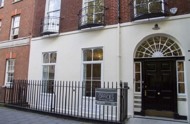 Building external for 35 Soho Square, The Boutique Workplace Company, Soho
