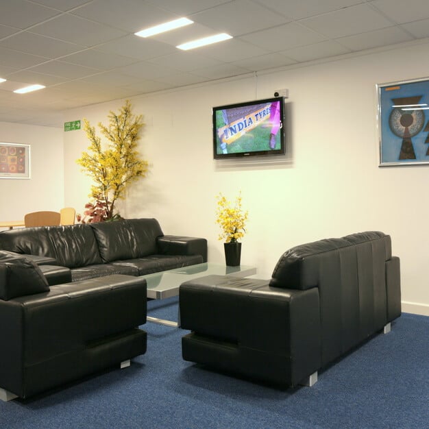 Breakout area at Cardiff House, The Business Centre (Cardiff) Ltd in Barry