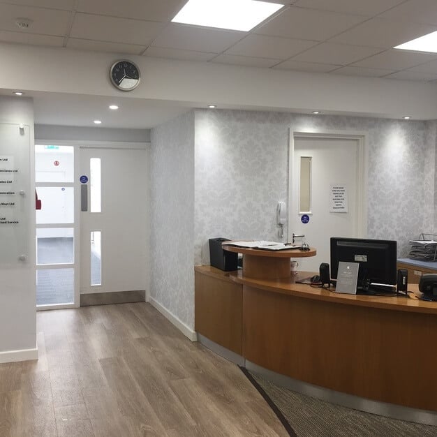 Reception at 112-114 Market Street, Business Space Solutions in Wigan