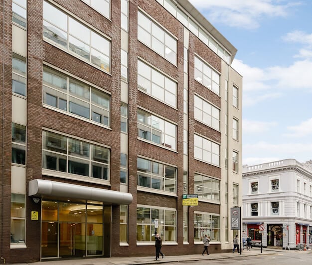 The building at 43 Worship Street, Business Cube Management Solutions Ltd in Shoreditch