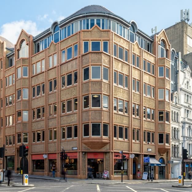 The building at 1 Fetter Lane, The Boutique Workplace Company in Fleet Street