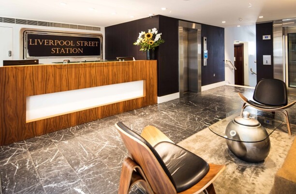 New Broad Street EC2 office space – Reception