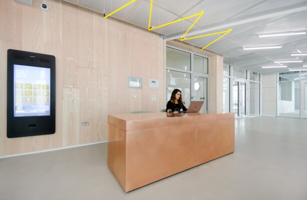 Filament Walk SW8, SW18 office space – Reception