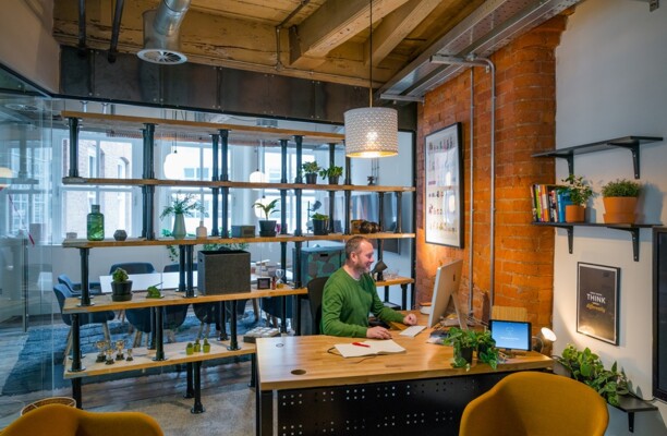 Portland Street M1 office space – Private Office (different sizes available).