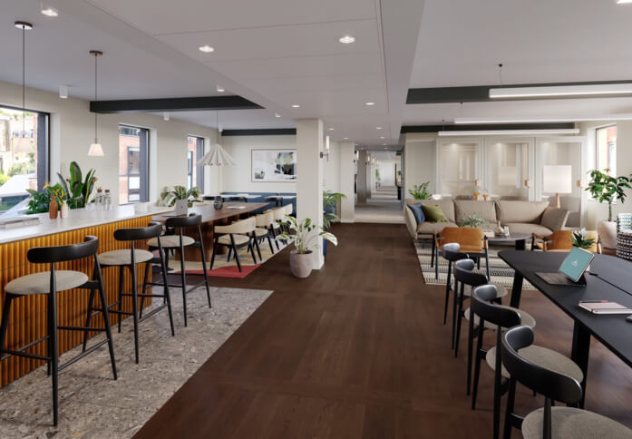 A breakout area in 5 Eccleston Street, The Arterial Group Ltd, Victoria