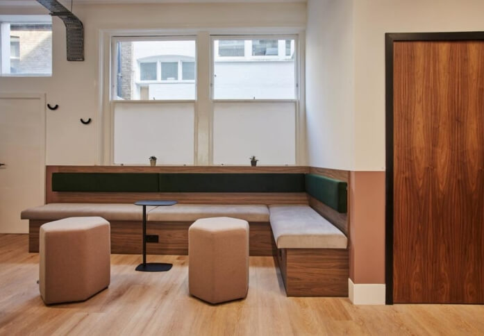 Dedicated breakout area at Newman Street, Situu in Fitzrovia