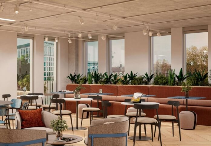 The dedicated breakout area - Wood Crescent, Knight Frank (White City)