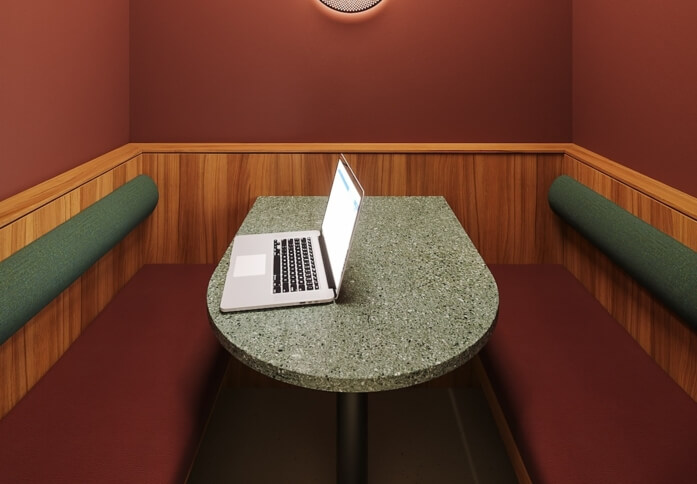 Phone booth in Borough High Street, Frameworks