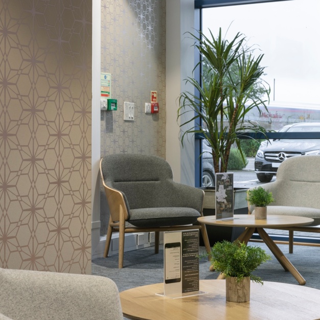 The foyer in Smeaton Close, Pure Offices, Aylesbury