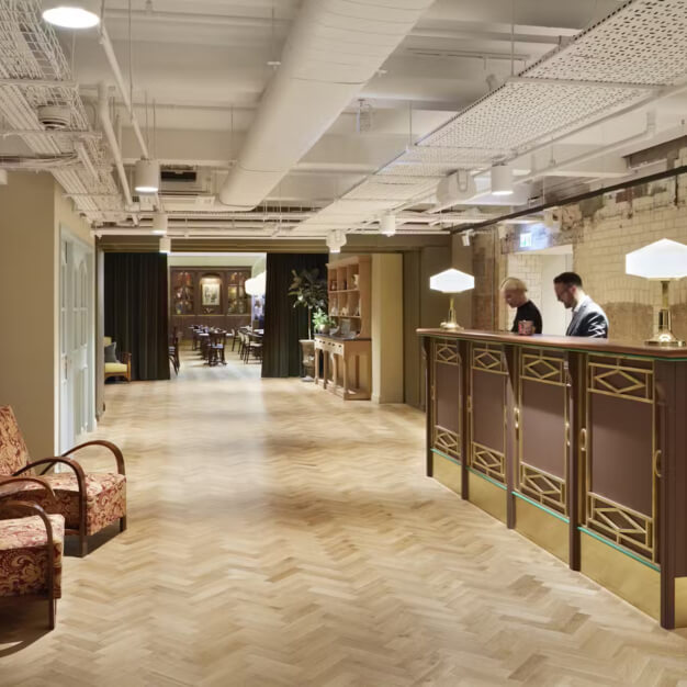 Reception area at St John's Road, X and Why Ltd in Clapham