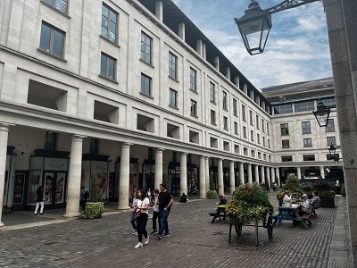 Shops close to offices