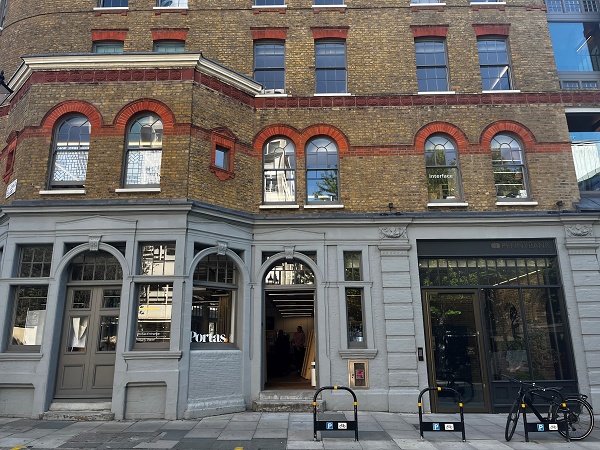 terraced period building in farringdon