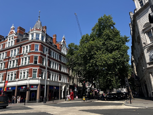 Red-brick Victorian corner building