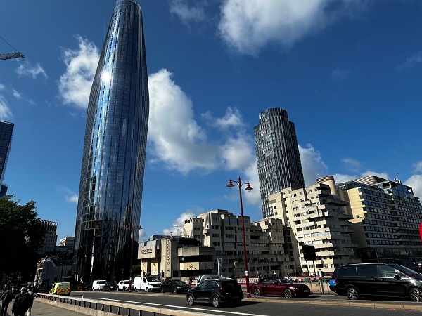 Office space in a tall modern business centre