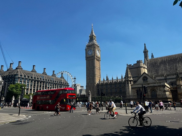 Views walking to the office