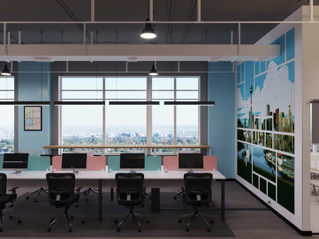 purposeful pops of colour