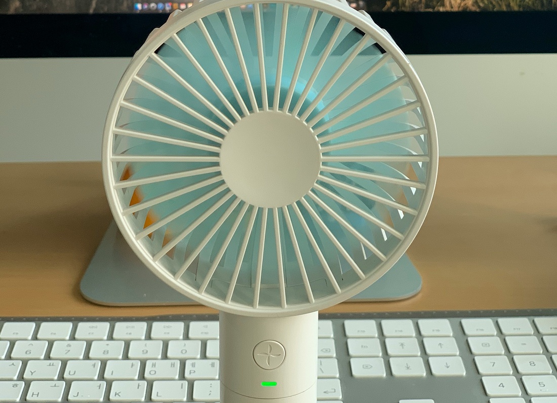 fan on desk