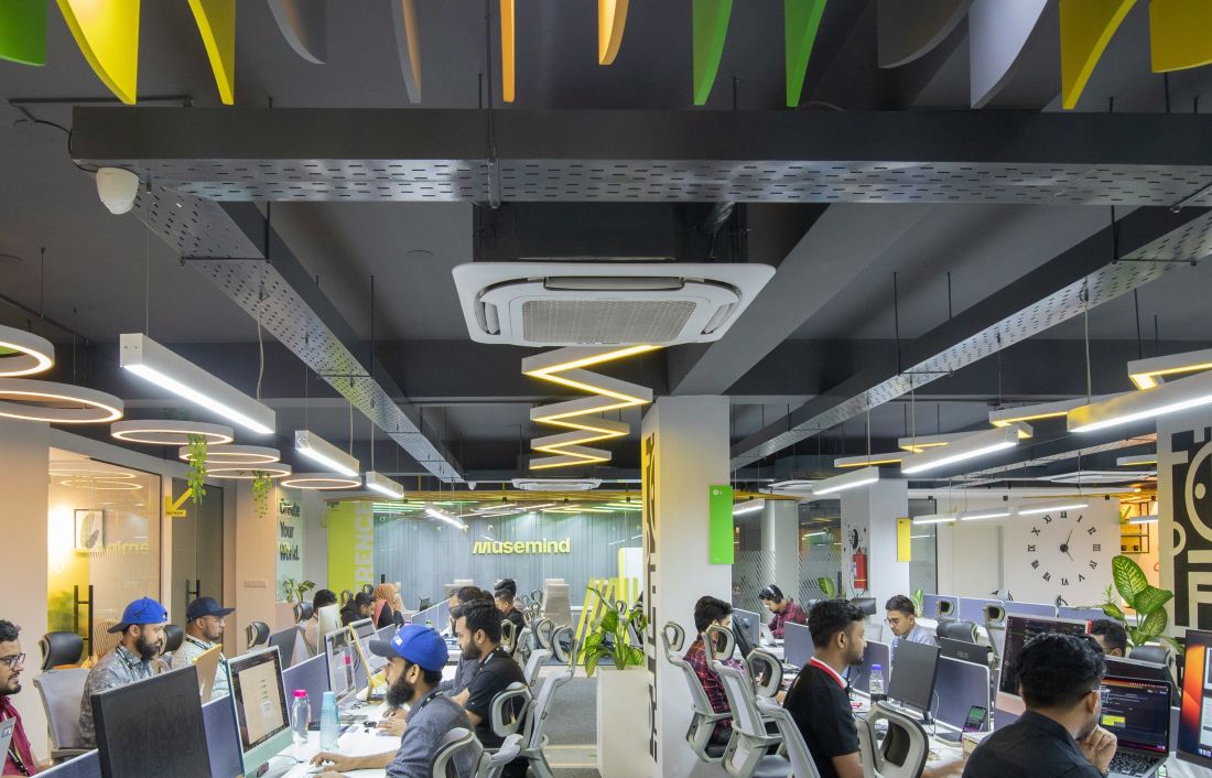 air conditioning in office