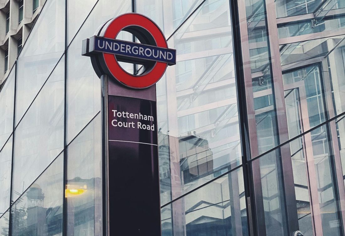 Tottenham Court Road tube station