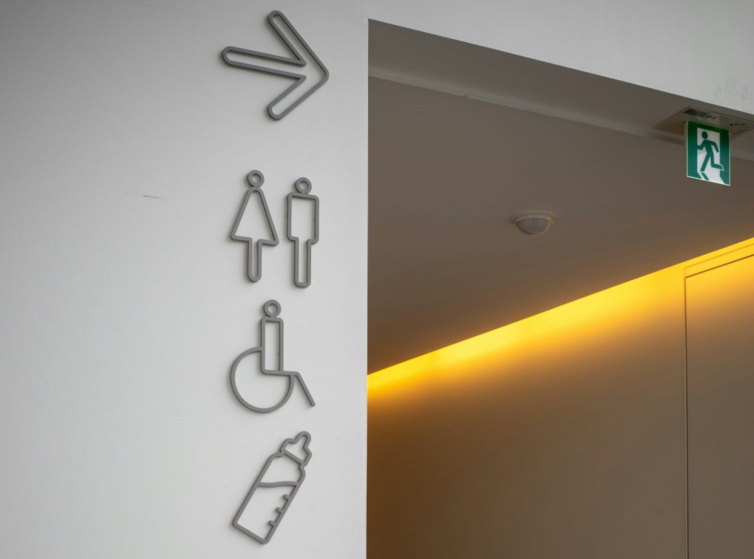 inclusive sign in building