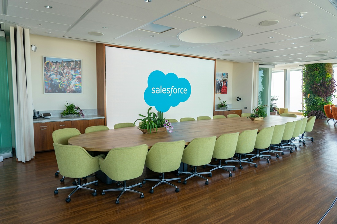 branding in a meeting room