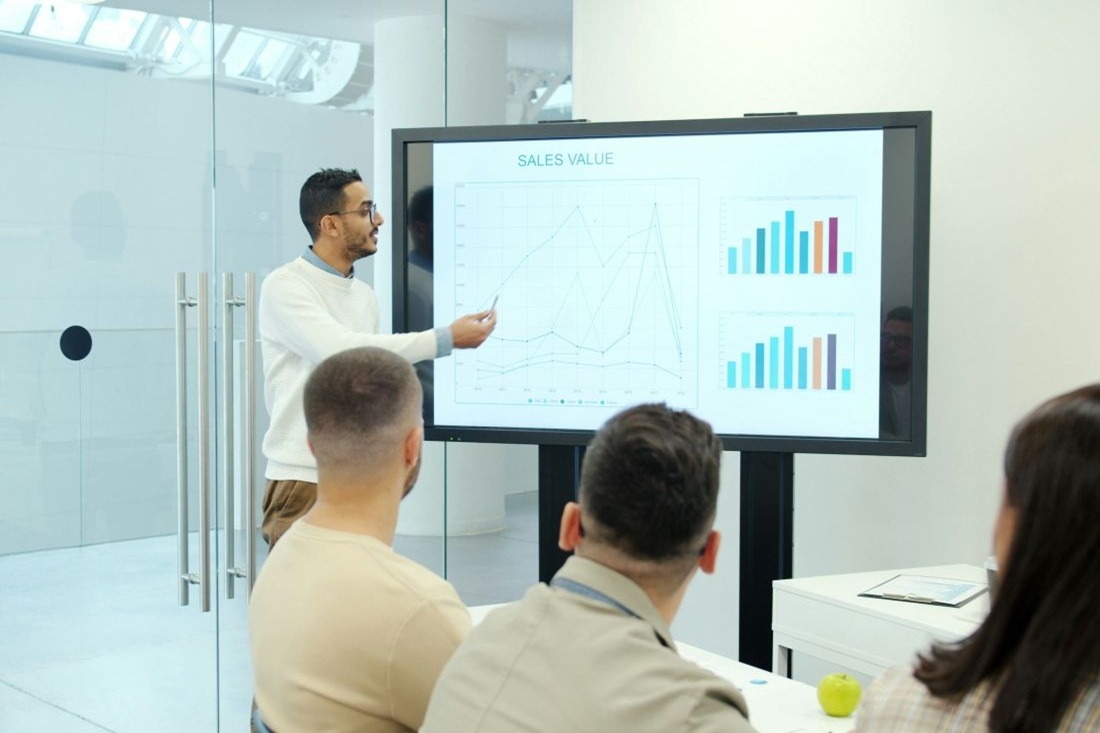 smart technology in office meeting room