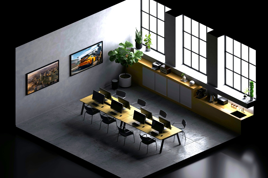 ai office design walkthrough