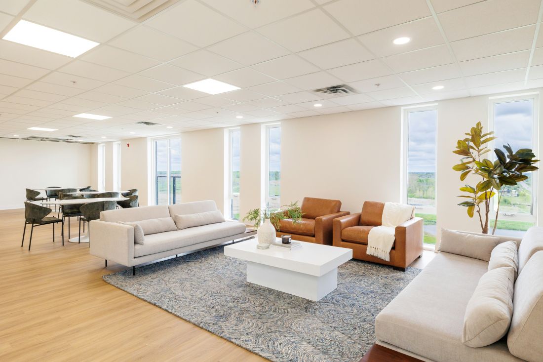 office breakout area